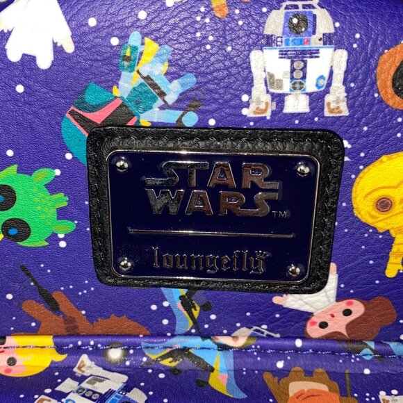 Disney Parks Exclusive X Loungefly Star Wars Chibi Backpack Collectible NWOT - Picture 7 of 16